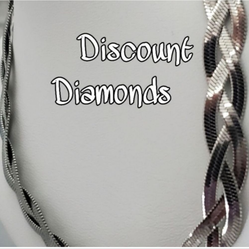 Polished Silver Rope Necklace with Intricate Design - Picture 8 of 11